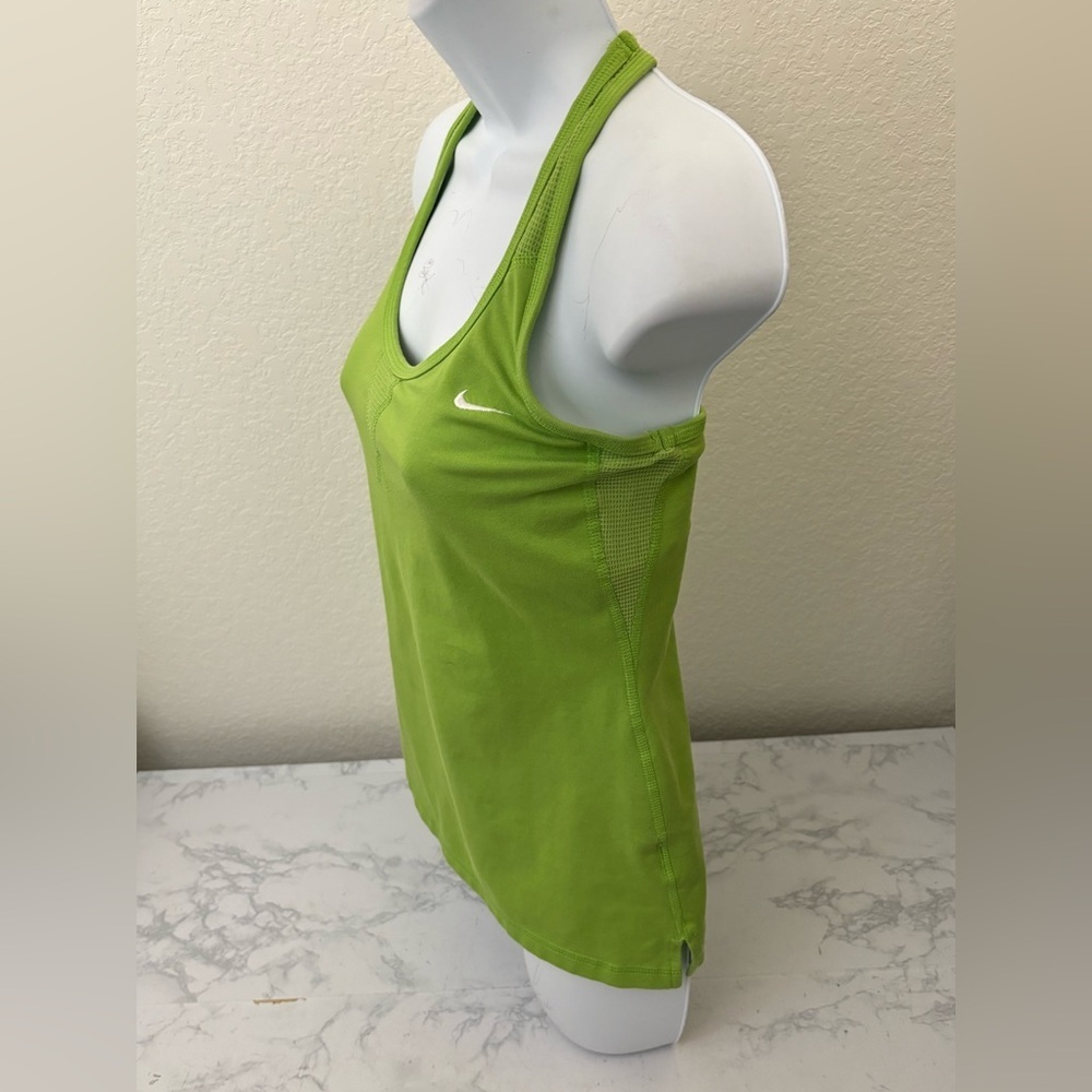 Nike Tank Top Womens S Green Dri Fit Racerback Running Lightweight Train - Picture 2 of 6